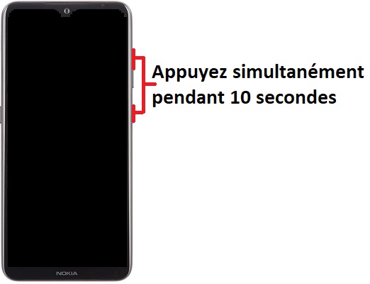 Forcer le redémarrage du Nokia 7.2