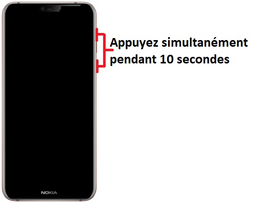 Forcer le redémarrage du Nokia 7.1