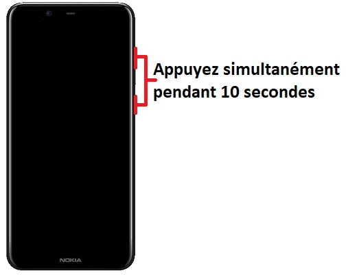 Forcer le redémarrage du Nokia 5.1