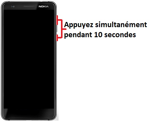 Forcer le redémarrage du Nokia 3.1
