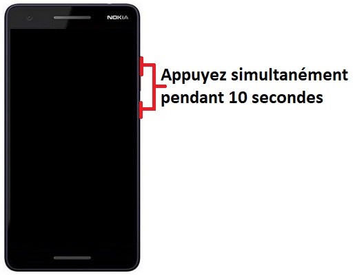 Forcer le redémarrage du Nokia 2.1