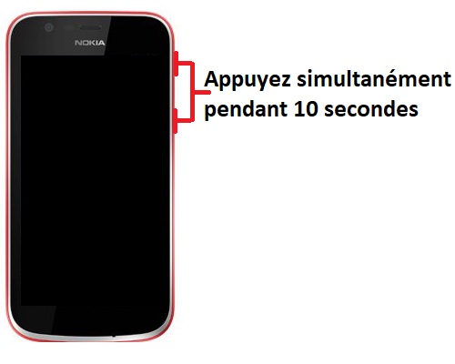 Forcer le redémarrage du Nokia 1