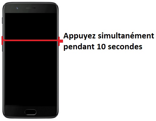Forcer le redémarrage du OnePlus 5