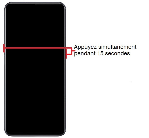 Forcer le redémarrage du OPPO Find X2 Neo