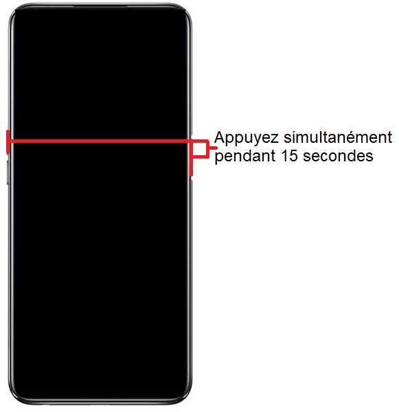 Forcer le redémarrage du OPPO A54 5G