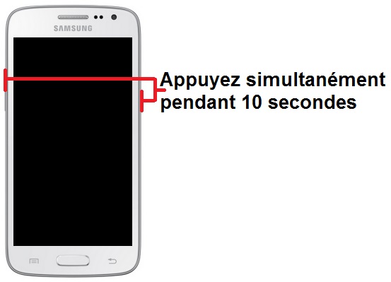 Forcer le redémarrage du Samsung Core 4G