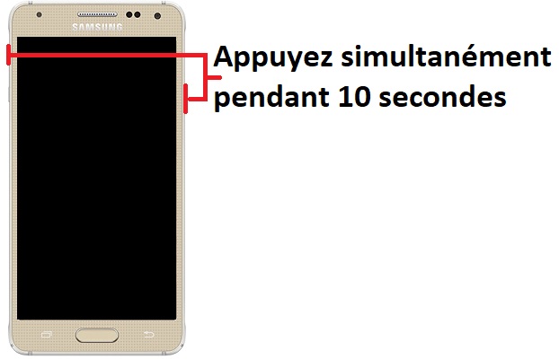 Forcer le redémarrage du Samsung Alpha