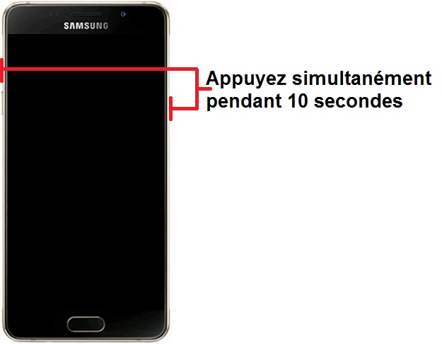 Forcer le redémarrage du Samsung A5 2016