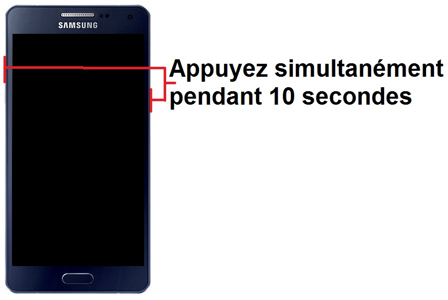 Forcer le redémarrage du Samsung A5
