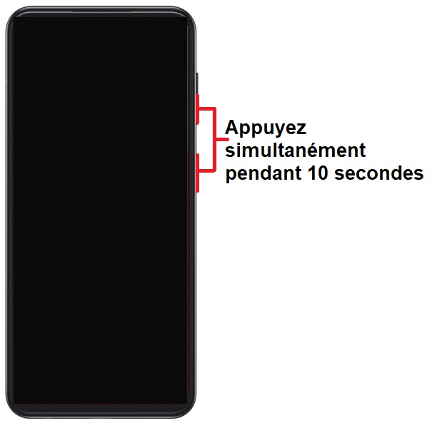 Forcer le redémarrage du Samsung Galaxy A13