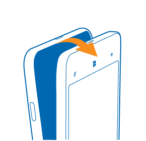 Insérer la carte SIM dans ton Nokia Lumia 625