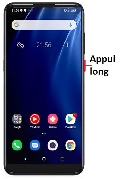 Comment éteindre le Alcatel 1S 2020 ?