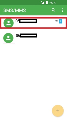 Ouvrir et enregistrer un MMS