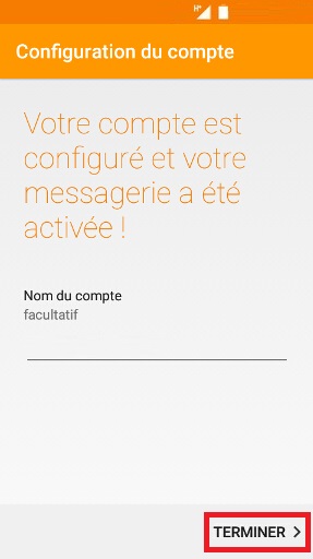 Configuration d’un compte e-mail