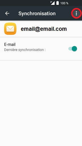 Supprimer un compte e-mail