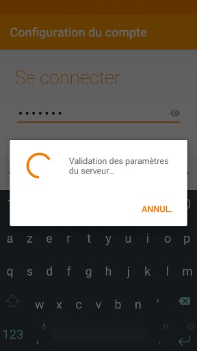 Configuration d’un compte e-mail