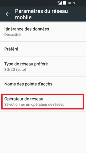 Effectuer une recherche manuelle des réseaux