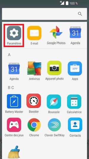 Changer le code PIN sur l'Alcatel Pixi 4
