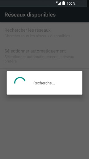 Effectuer une recherche manuelle des réseaux