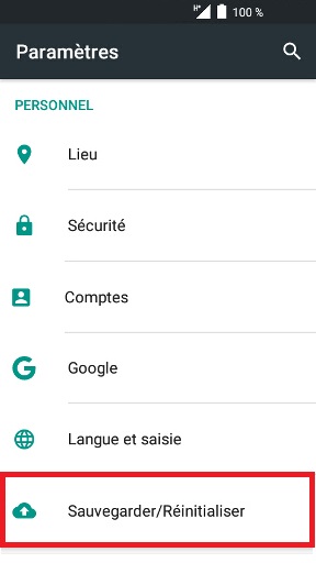 Comment réinitialiser aux valeurs d’usine ?