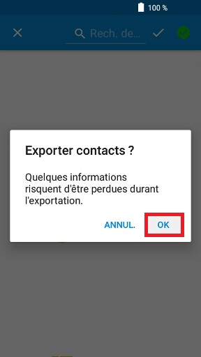 Copier vos contacts du téléphone vers la carte SIM