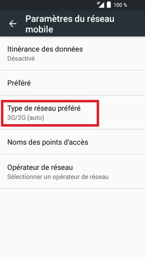 Activer la 3G ou la 4G