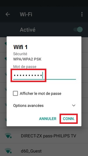 Se connecter au Wi-Fi