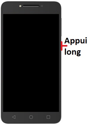 Comment allumer le Alcatel A5 ?