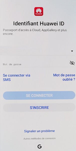 Créer un compte Huawei (Huawei ID)