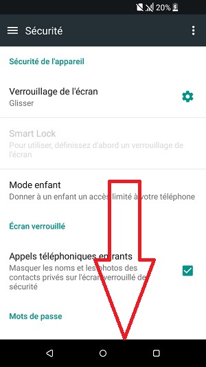 Changer le code PIN de son HTC 10