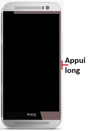 Comment allumer le HTC One M8 ?