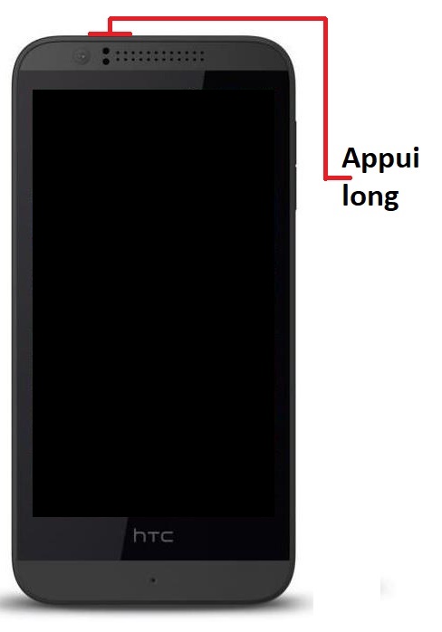 Comment allumer le HTC Desire 510 ?