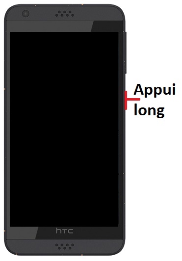 Comment allumer le HTC Desire 530 ?