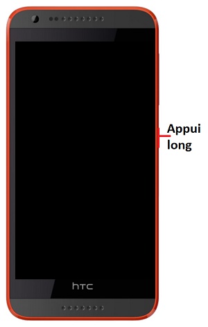 Comment allumer le HTC desire 620 ?
