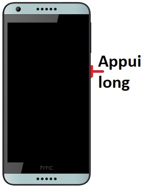 Comment allumer le HTC Desire 650 ?
