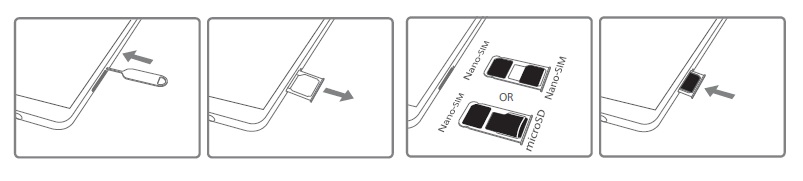 Insérer la carte SIM dans le Huawei Mate 8