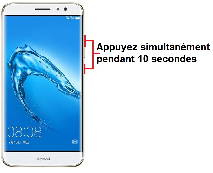 Forcer l'arrêt si le Huawei G9 est bloqué