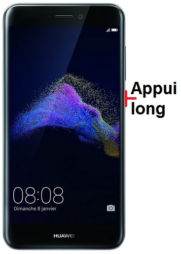 Comment éteindre le Huawei P8 ?