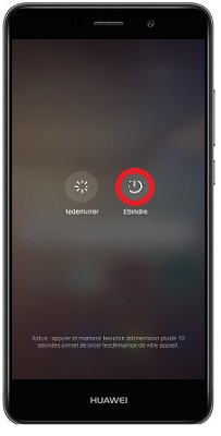 Comment éteindre le Huawei Y7 ?