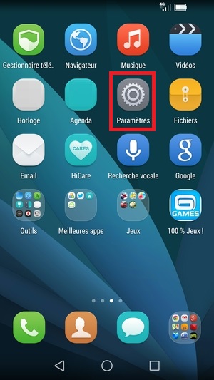 Changer le code PIN sur le Honor 4X