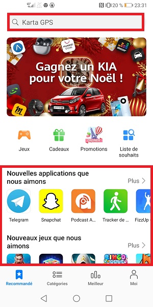 Connecter le compte au smartphone