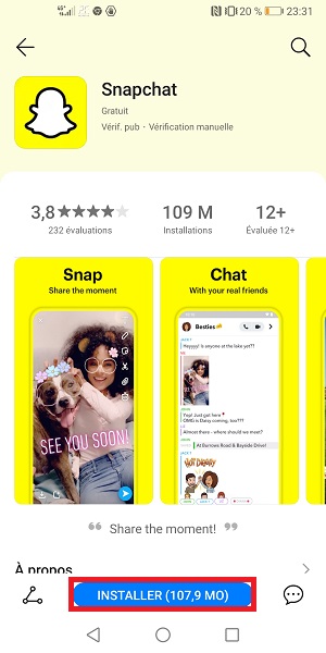 Connecter le compte au smartphone