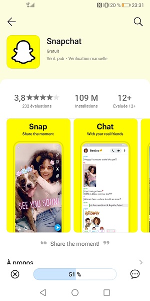 Connecter le compte au smartphone