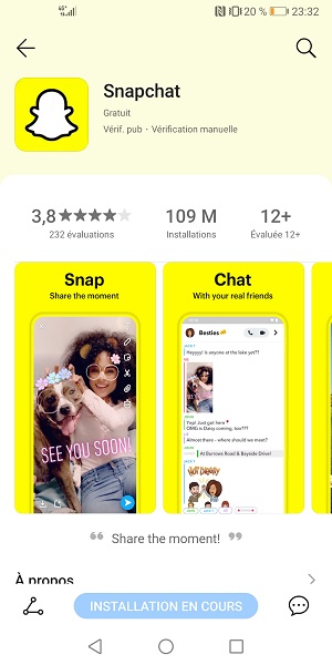 Connecter le compte au smartphone