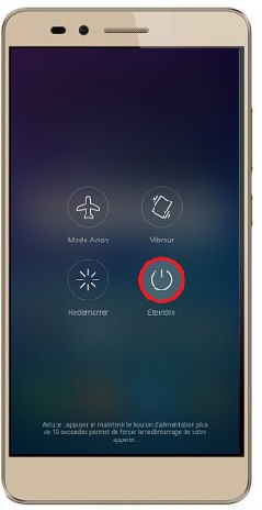 Comment éteindre le Honor 5X ?