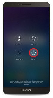 Comment éteindre le Huawei Mate 7 ?