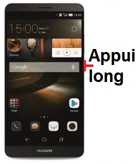 Comment éteindre le Huawei Mate 7 ?