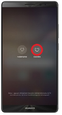 Comment éteindre le Huawei Mate 8 ?