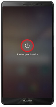 Comment éteindre le Huawei Mate 8 ?