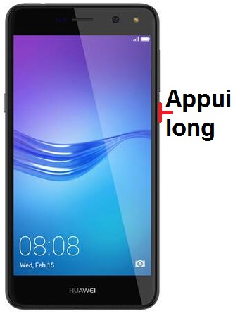 Comment éteindre le Huawei Y6 2017 ?